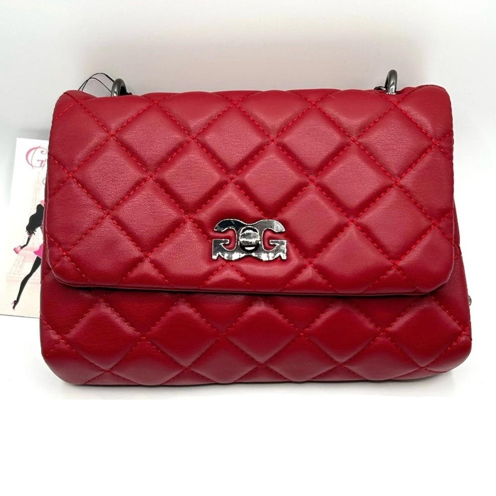 GILDA PARIS Quilted Medium Messenger Bag